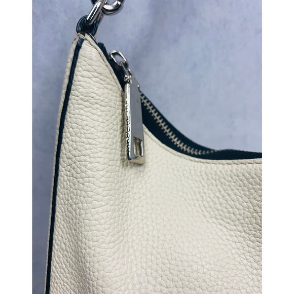 Marc Jacobs Gotham City Hobo Shoulder Bag Beige 100% Cow Leather - Picture 6 of 14